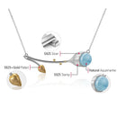 Lotus Fun Plata de Ley 925 auténtica, piedra Natural hecha a mano, joyería fina de diseñador, elegante collar de capullos de loto para mujer