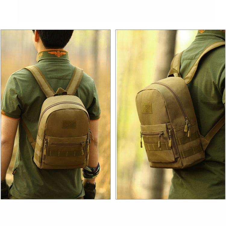 10 Liters Small Outdoor Tactics Backpack Military Fans Equipment For Hiking Climbing Men Women Molle Bag Sports Rucksack S425