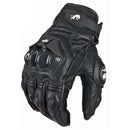 Hombres Mujeres 4 Temporada Conducción Supertech Negro / Blanco Motocicleta Guantes de cuero Guante de carreras Moto Cuero de vaca bicicleta de carreras caballero