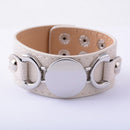 Rainbery  Monogram Leather Bracelet Fashion Jewelry Pulseras 3 Row Multicolor Leather Cuff Bracelet For Women Men