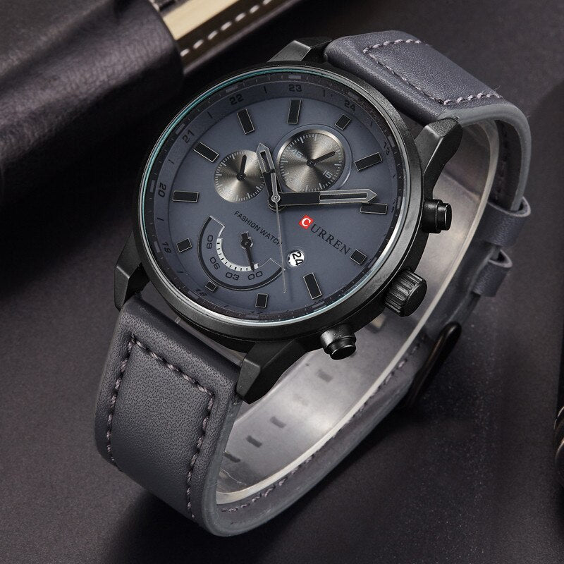 Curren Quartz Watch Men Top Brand Luxury Leather Mens Watches New Relogio Masculino Fashion Casual Sport Clock Men Wristwatches
