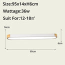 New Remote Control Minimalist Ceiling Lights Wooden Decorative Ceiling Lamps Panels For Living Room Bedroom Corridor Luminaire