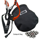 Bolsa de tiza para escalada en roca con cinturón y bolsillo con cremallera para Fitness GYM Levantamiento de pesas Caza Boulder Magnesia Saco Color negro