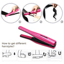 Madami Portable Curling Iron Rechargeable Li-ion Battery 2200mAh Mini Wireless Hair Straightener Ceramic Plate Pencil Flat irons