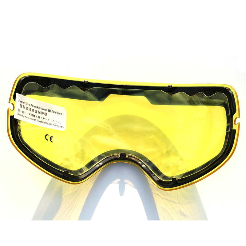 New COPOZZ brand double brightening lens for ski goggles of Model GOG-201 increase the brightness Cloudy night to use(only lens)