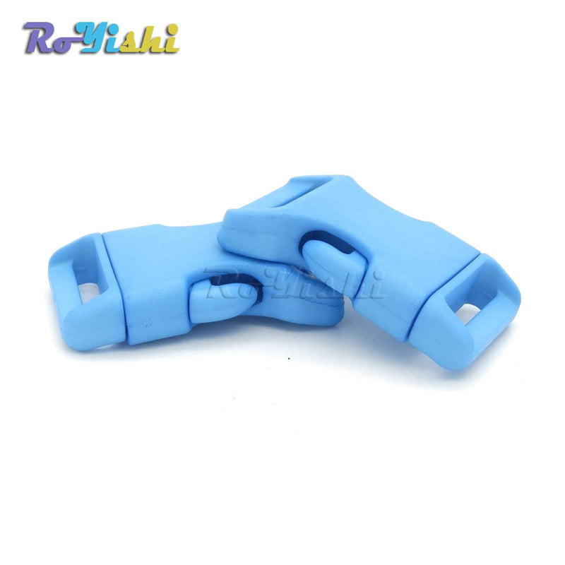 1''(25mm) Plastic Colorful Contoured Side Release Buckles For Paracord Bracelets/Backback