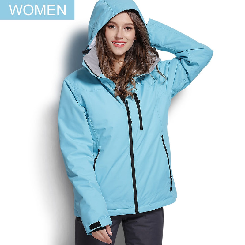 COPOZZ Ski Jacket Women Snowboard Jacket Ski Suit Female Winter Outdoor Warm Waterproof Windproof Breathable Clothes