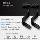 AOLIKES 1 Pair Adjustable Sport Wrist Support Fitness Professional Bandage Wrist Protect Weightlifting Dumbbell Wrist Straps