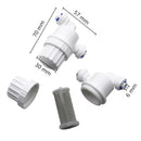 1Pcs 1/4" Garden Water Filter Quick Access Micro-filter Water Purifier Front Stainless Steel Mesh Filters Home Garden Connectors