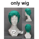 5 STÜCKE Japanischer Anime Roronoa Zoro Cosplay Kostüm Comic Halloween Cosplay Robe Full Set Perücke und Halstuch versandkostenfrei