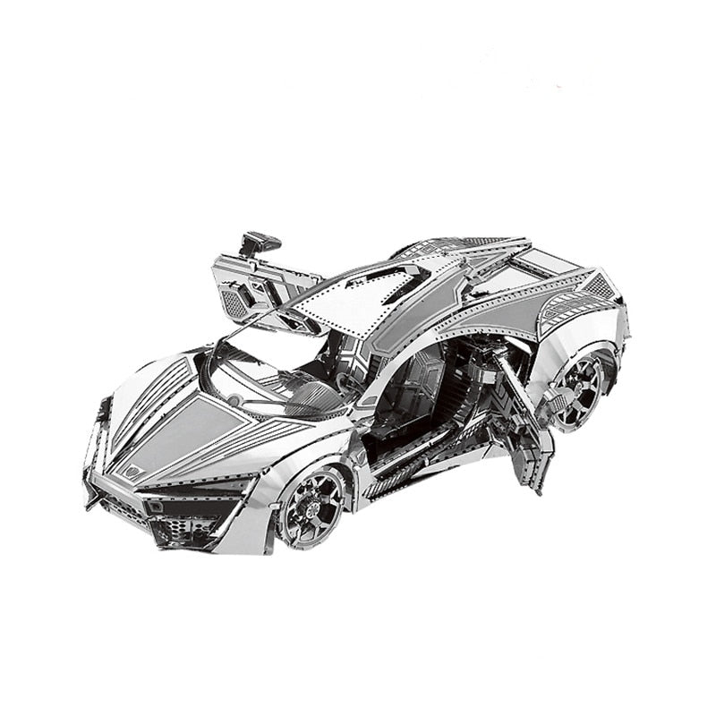 MMZ MODEL NANYUAN 3D Metal model kit Hypersport Racing Car Assembly Model DIY 3D Laser Cut Model puzzle toys for adult