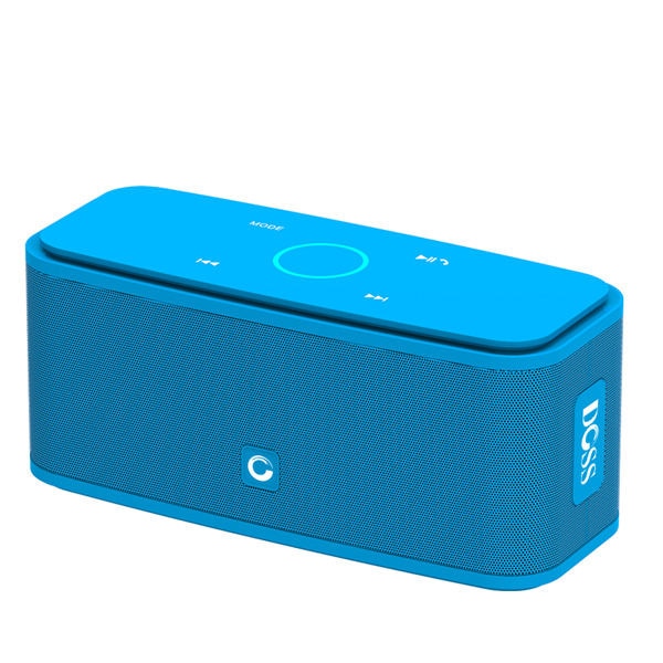 DOSS SoundBox, altavoz Bluetooth con Control táctil, altavoces portátiles inalámbricos, caja de sonido de graves estéreo, micrófono incorporado para ordenador y PC