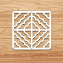 12 -piece 29x29 Cm Hanging Screens Living Room Parts Of Panels Partition Wall Art Diy Decoration White Wood Plastic yarn