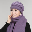Kagenmo Rabbit Wool Knitted Yarn Hat The Elderly Hat Female Winter Hat Autumn &amp; Winter Female Winter Warm Beret Thermal Fur Cap