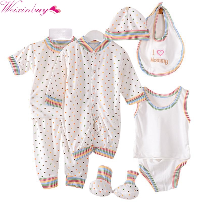 8PCS Newborn Baby Clothing Set Tracksuit Infant Boy Clothes Children Cloth Suit New Born Toddler Girl Boy baby clothing sets