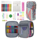 DIY Needle Arts Craft Crochet Hook Set and Bag Animal Ergonomic Yarns Crochet Knitting Needle Scissors Sewing Set Accessories