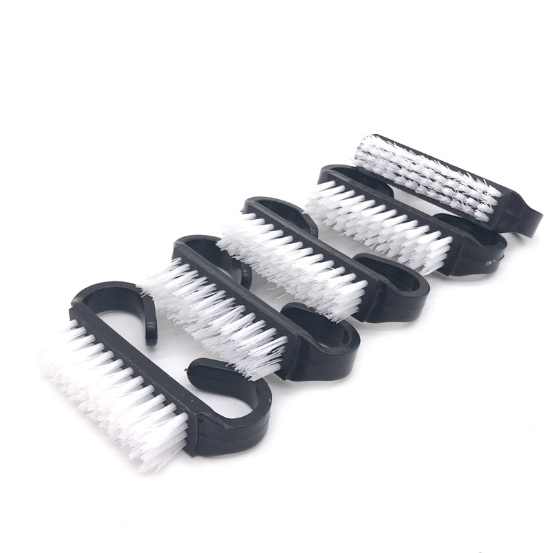 100 Pcs Nail Dust Powder Brushes Black Cleaning File For Nails Care UV Gel Manicure Tool Cleaner Soft Remove Brush