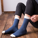 2021 Autumn Winter New High Quality Organic Cotton Harajuku Happy Men Socks Compression Sock Men's Business Dress Long Sock Gift