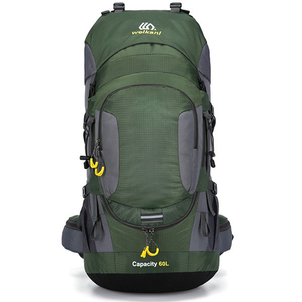 Mochila al aire libre bolsa de camping 50/60l hombres con reflejo de luz mochila de viaje impermeable hombre camping senderismo bolsas mochila deportes