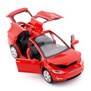 1:32 Tesla MODEL X aleación modelo de coche Diecast y vehículos de juguete coches de juguete envío gratis chico juguetes para niños regalos de navidad niño juguete