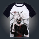 Tokyo Ghoul T-shirt New Japan Anime Ken Kaneki Cosplay Costume Comfortable Breathable Milk Fiber T Shirt For Men Women Tops Tees