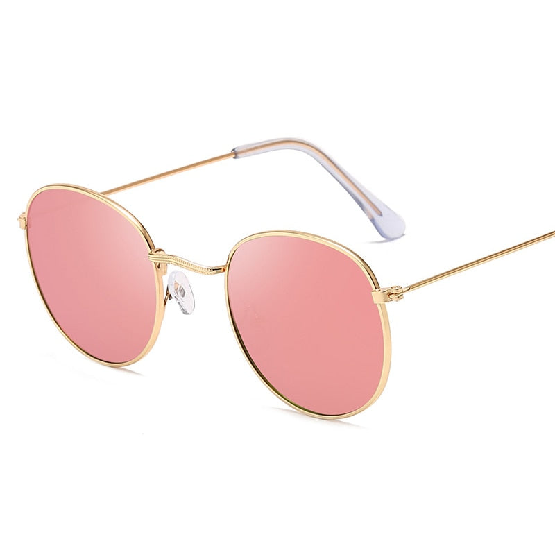 LeonLion Classic Round Alloy Sunglasses Women Brand Designer Sunglasses Small Frame Sun Glasses Vintage Metal Oculos Feminino