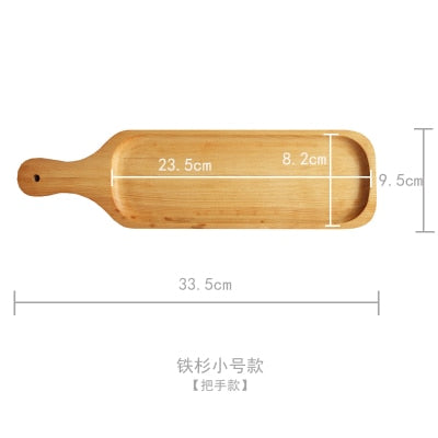 Holz-Dessertteller im japanischen Stil, umweltfreundlich, kreative Früchte, Schneidebretter, keine Farbe, Serviertabletts, Sushi-Teller, Geschirr