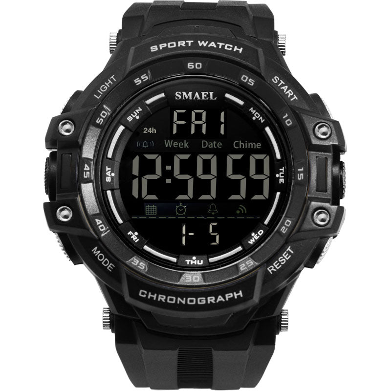 Relojes para hombre Luz LED digital Reloj SMAEL Shock Montre Relojes militares para hombre Marca superior de lujo 1350 Relojes de pulsera digitales Deportes