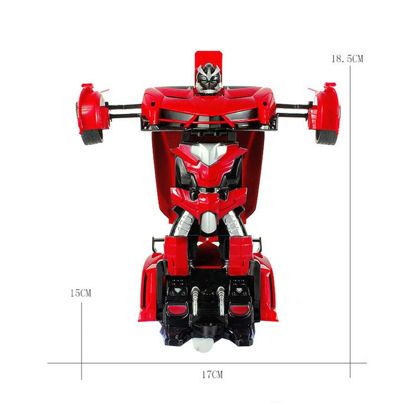 2in1 RC Auto Sportwagen Transformation Roboter Modelle ferngesteuertes Verformungsauto RC Kampfspielzeug KinderGeburtstagsgeschenk für Kinder