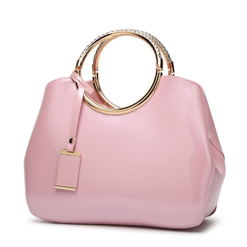 Bolso de mujer de marcas famosas 2022, bolsos de mano de alta calidad para mujer, bandolera cruzada de charol para mujer, bolsos de hombro, Bolsa femenina