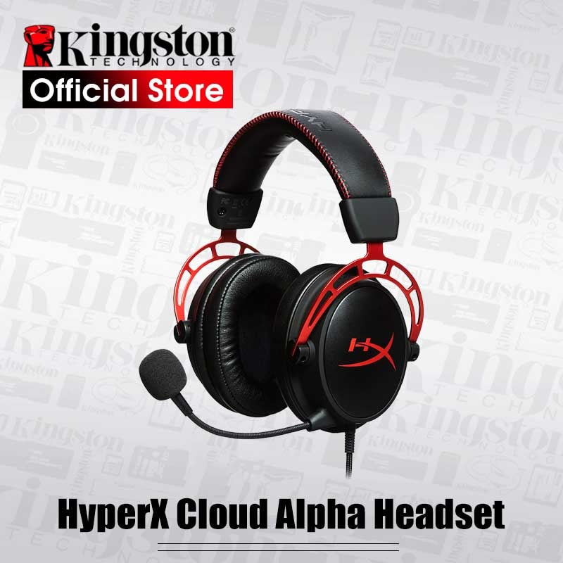 Auriculares Kingston HyperX Cloud Alpha de edición limitada para deportes electrónicos con micrófono, auriculares para juegos para PC, PS4, Xbox Mobile