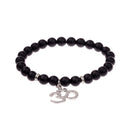 Charm Retro Buddha Bead Bracelet Men Black Natural Stone Chakra Bracelets Erkek Bileklik Bracelet Homme AB226