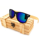 BOBO BIRD Quadratische Vintage-Sonnenbrille für Herren Damen Holz Sonnenbrille 2022 Retro Polarisierte Brille lunette de soleil femme