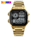 SKMEI 1335 Digital Watches For Mens 2 Time Chrono Men Wristwatches Fashion Sport Male Watch Clock Retro reloj hombre