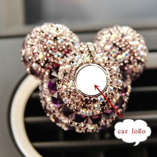 Luxus Auto Logo Parfüm Diamant Klimaanlage Outlet Clip Dekoration Auto Lufterfrischer Auto Styling Lady Parfums 100 Original