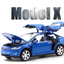 1:32 Tesla MODEL X aleación modelo de coche Diecast y vehículos de juguete coches de juguete envío gratis chico juguetes para niños regalos de navidad niño juguete