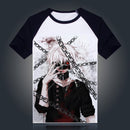 Tokyo Ghoul T-shirt New Japan Anime Ken Kaneki Cosplay Costume Comfortable Breathable Milk Fiber T Shirt For Men Women Tops Tees