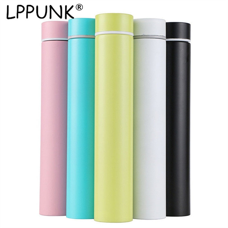 Bpa-Free Insulated Mini 280ML Creative Slim Vacuum Flasks Thermals Cup 304 Stainless Steel Kettle Coffee Thermos Water Bottle