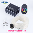 16W RGB Fiber Optic Star Light Ceiling Kit LED Lights Engine RF Touch Control 2m 3m 4m Optical Fiber Cable