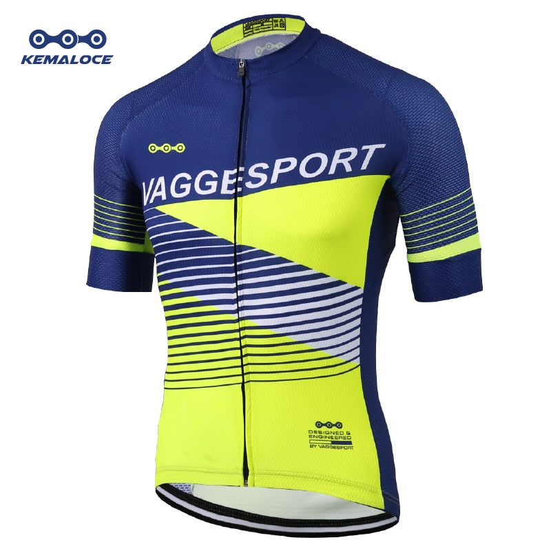 KEMALOCE Cycling Jersry Latest Full Sublimation Breathable Blue Comfortable Road Bike Wear Personalized China Men Cycling Shirt