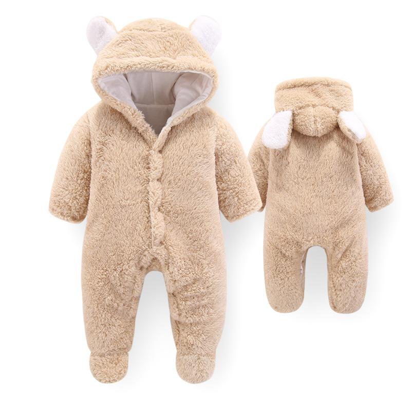 Orangemom Newborn Baby Winter Clothes Infant Baby Girls clothes soft fleece Outwear Rompers baby coat newborn -12m Boy Jumpsuit