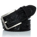 DINISITON Genuine Leather Belts for men Designer Belt Male Print Vintage Pin Buckle Luxury Strap New Fashion High Quality YH918