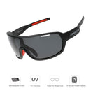 COMAXSUN Polarisierte Fahrradbrille Fahrradreitschutzbrille Fahren Angeln Outdoor Sport Sonnenbrille UV 400 3 Linsen