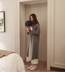 2021 Korean Style Turtleneck Long fall winter Sweater Dress Side split Female Pullover mujer sueteres