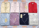 Conjunto de pijama clásico 100% de seda pura para mujer, camisón ML XL YM007