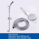 New Shower Slide Bar Combo High Quality Hand Held Shower Head Holder Wall Mount ABS Chrome Plated Shower Sliding Bar Set