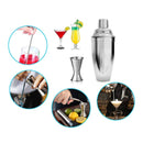 UPORS Stainless Steel Cocktail Set 550ml/750ml Cocktail Shaker Set with Muddler Jigger Bar Spoon Ice Tong Bartender Kit Bar Set