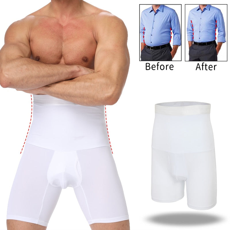 Männer Body Shaper Taillentrainer Abnehmen Steuerhöschen Männliche Modellierung Shapewear Kompressionsformer Starke formende Unterwäsche