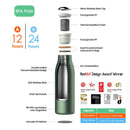 AKS Portable High-End 304 Stainless Steel Vacuum Cup Thermos Bottle Flask Insulated Tumbler With Silicone Rope 360/500 ML