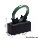 Black PU Leather Jewellery Ring Earrings Stand Holder Set Jewelry Pendant Necklace Chain Chokers Display Bust Bangle Organzier